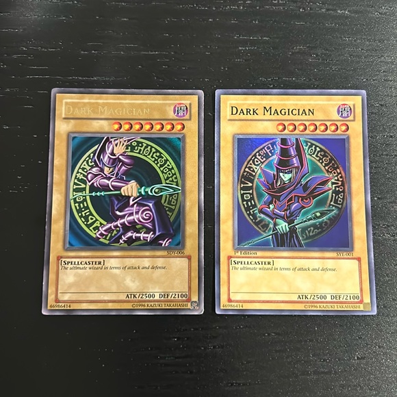 Dark Magician Yu-Gi-Oh! Cards (2). SDY-006 and SYE-001. - Picture 1 of 13
